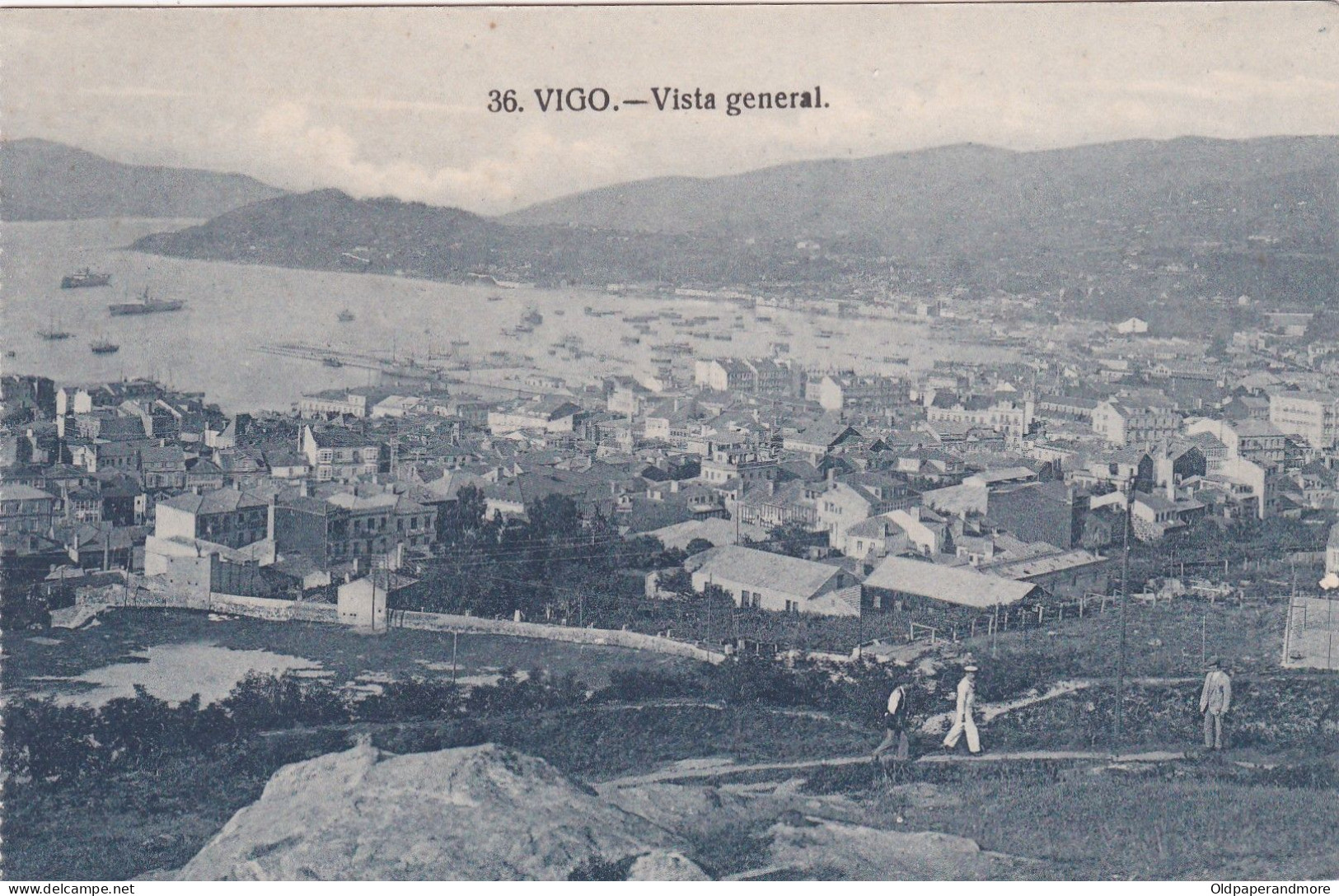 POSTCARD SPAIN ESPAÑA  -  GALICIA - VIGO - VISTA GENERAL - Pontevedra