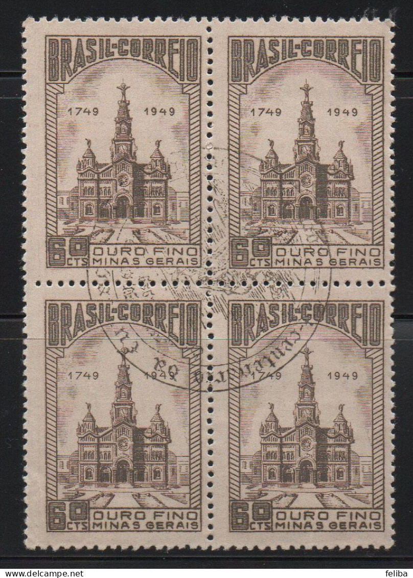 Brazil 1949 First Day Cancel On Block Of 4 - Nuovi