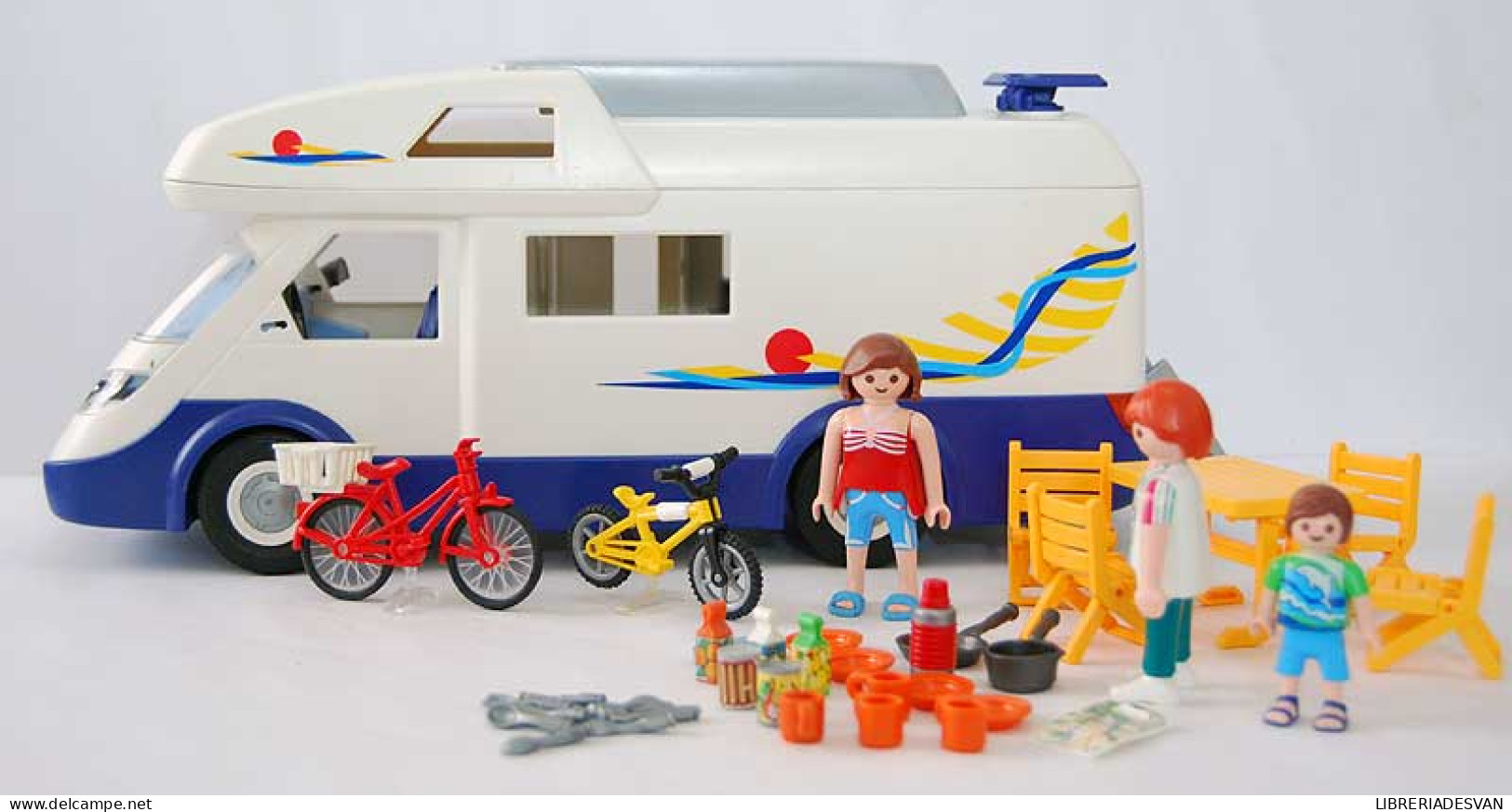 Playmobil Caravana Familiar Incompleto Ref. 4859 - Playmobil