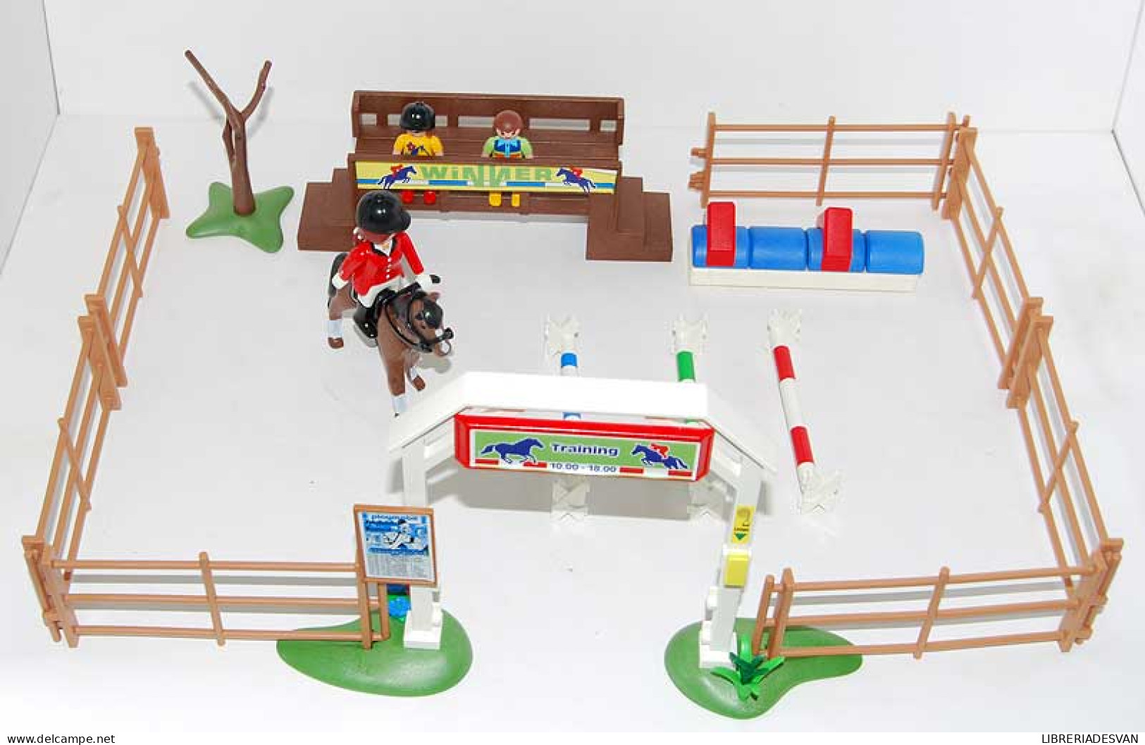 Playmobil Adiestramiento De Caballos Incompleto Ref. 4185 - Playmobil