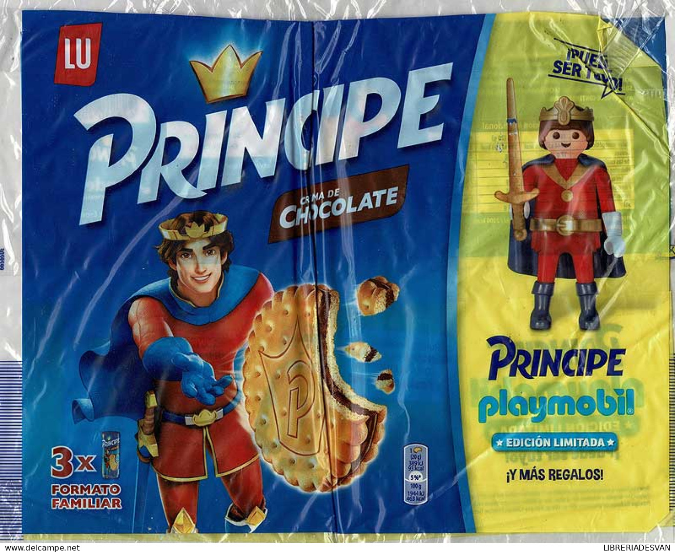 Playmobil. Envoltorio Galletas Príncipe. Promoción Limitada Príncipe De Beukelaer - Playmobil