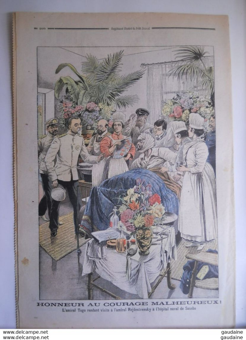 Le Petit Journal N°761 – 18 Juin 1905 – Détrousseurs De Cadavres à Colombes – L’amiral Togo L’amiral Rojdestvensky - Le Petit Journal