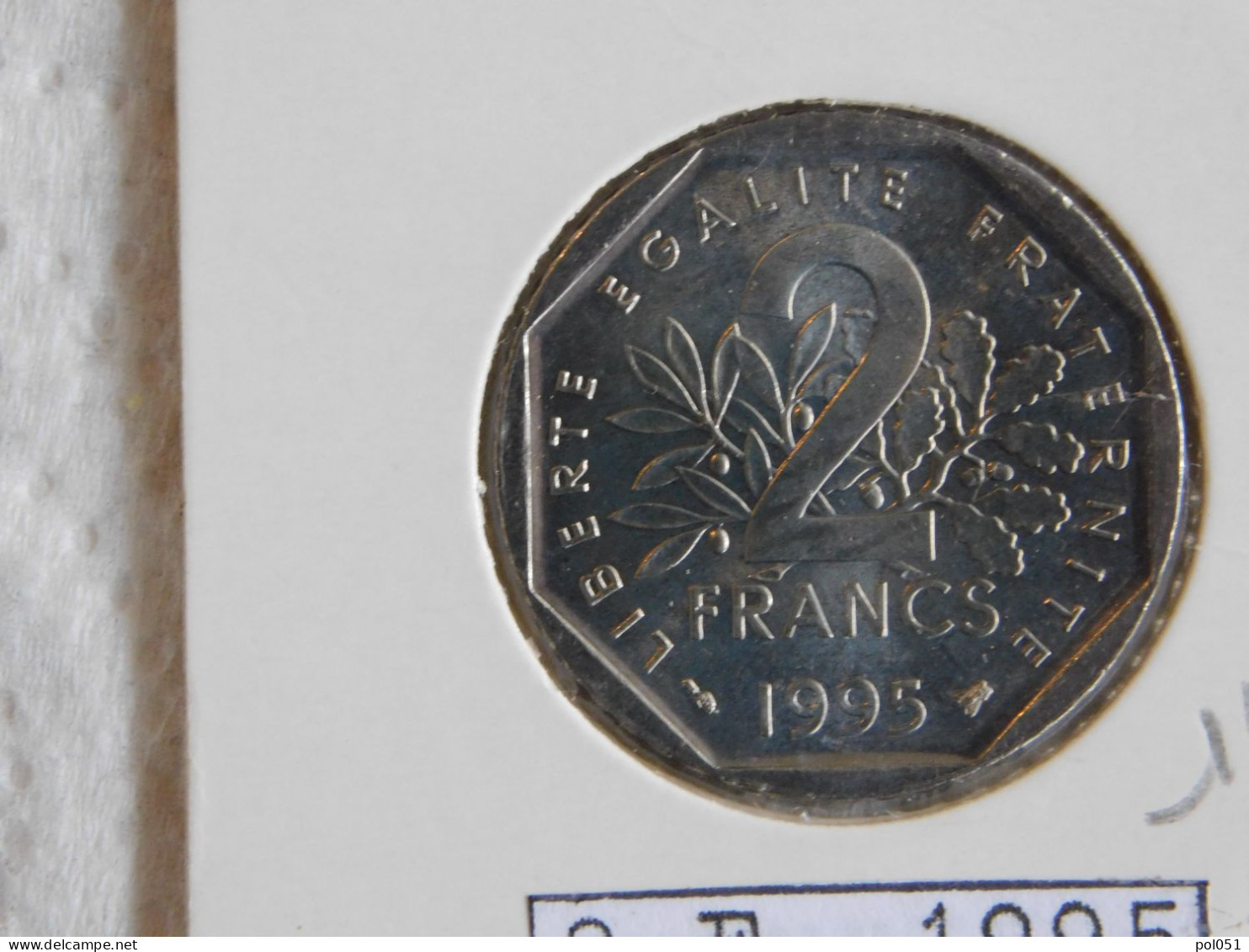 France 2 Francs 1995 SEMEUSE, NICKEL (848) - 2 Francs