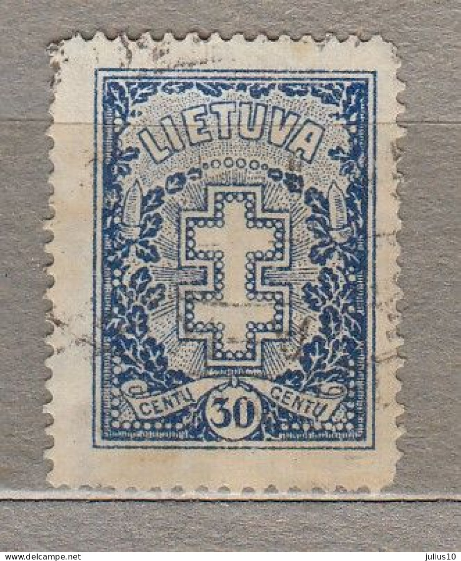 LITHUANIA 1930 Double Cross Used(o) Mi 292 CV7EUR #635 - Litauen