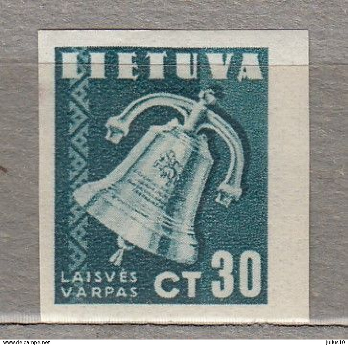 LITHUANIA 1940 Definitive Imperf. MH(*) Mi 440 CV12EUR #638 - Litauen