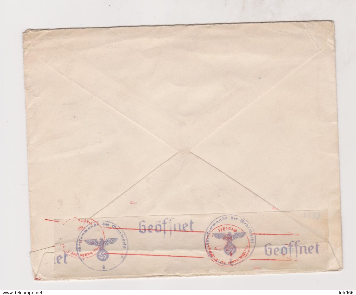 SLOVAKIA WW II 1941 URMIN Censored Airmail Cover To Germany - Briefe U. Dokumente