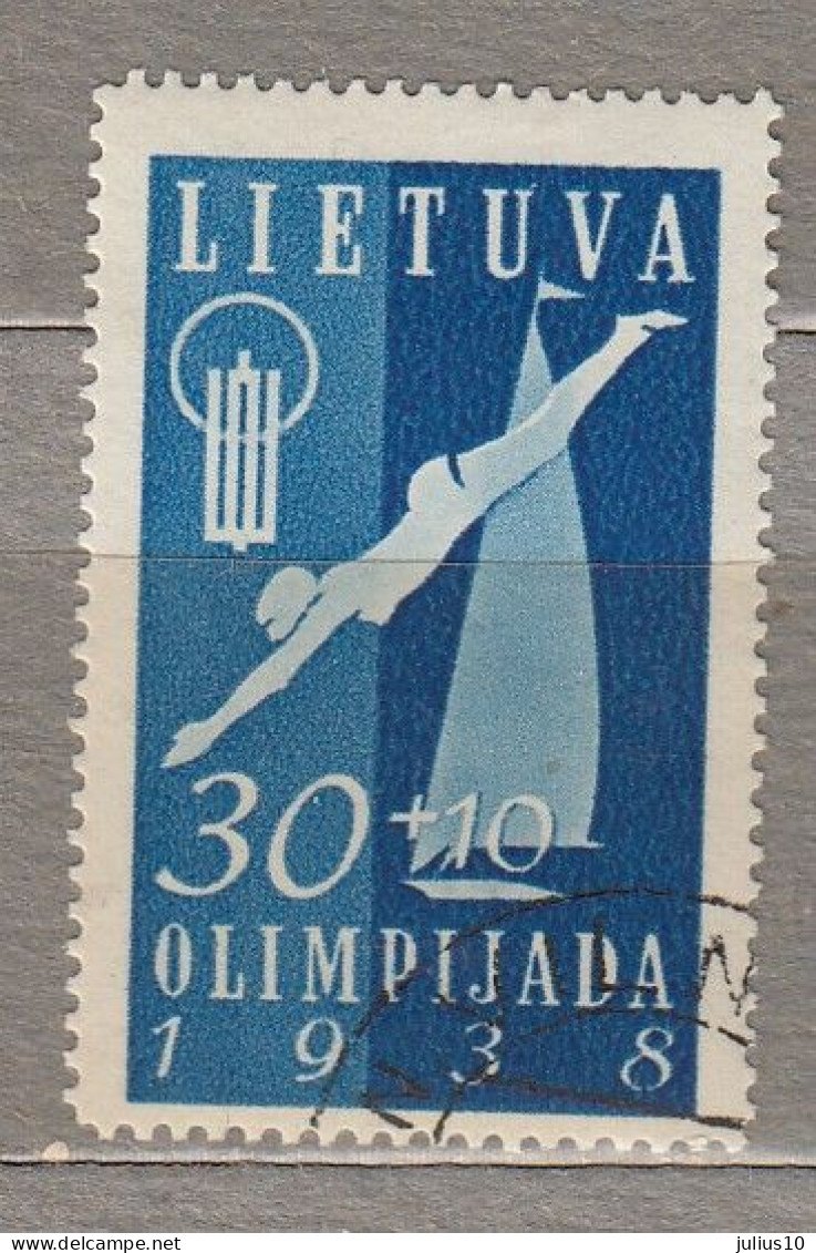 LITHUANIA 1938 Olympic Mi 419 CV15EUR #640 - Litauen