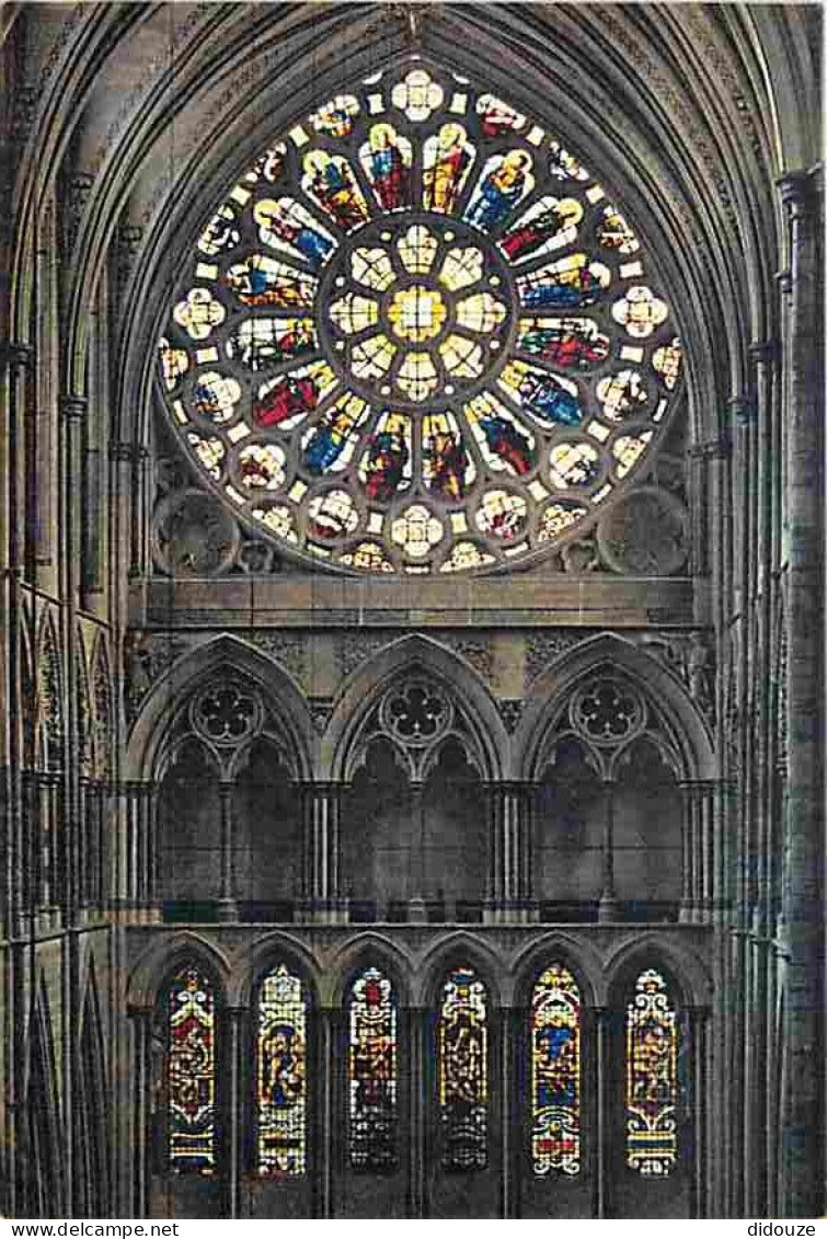 Royaume Uni - Londres - Westminster Abbey - The North Rose Window And Six Lancets Depicting The Corporal Acts Of Mercy - - Westminster Abbey