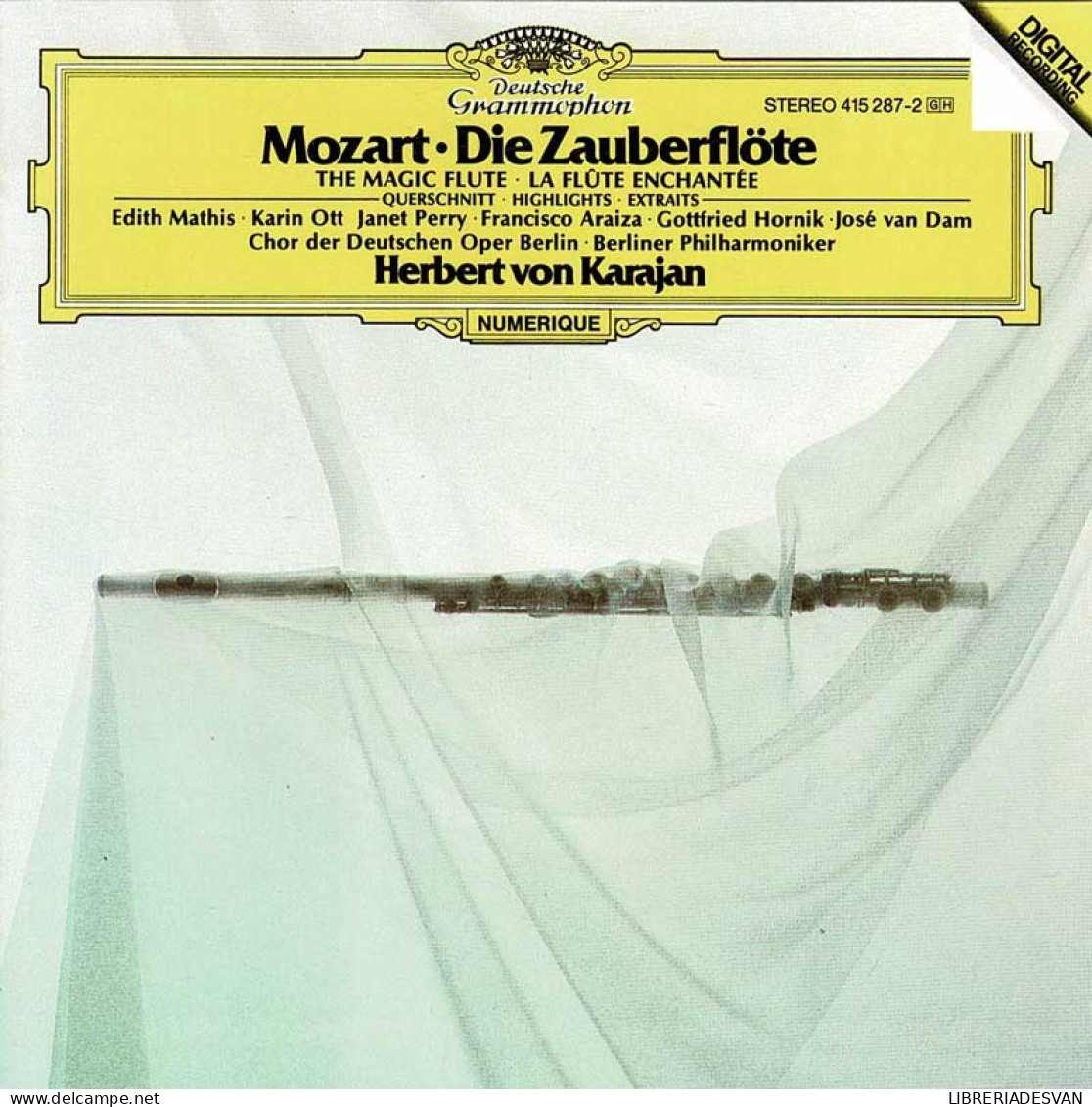 Mozart. Karajan - Die Zauberflöte (Querschnitt). The Magic Flute (Highlights). La Flute Enchantée (Extraits). CD - Klassik