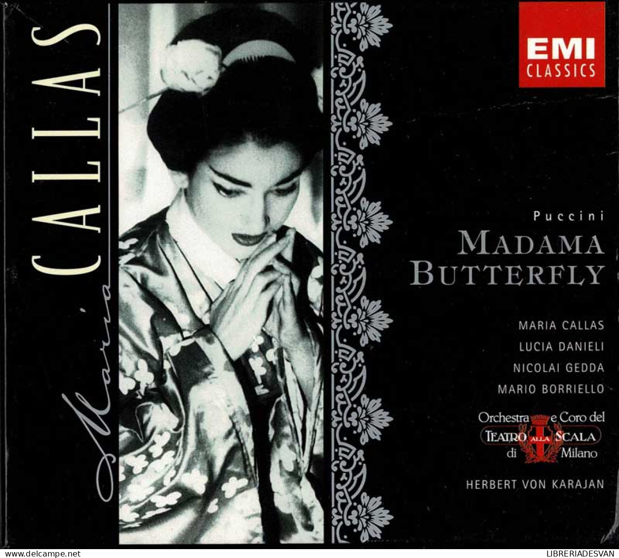 Puccini. Maria Callas, Lucia Danieli, Nicolai Gedda, Mario Borriello. Karajan - Madama Butterfly. 2 X CD - Klassik