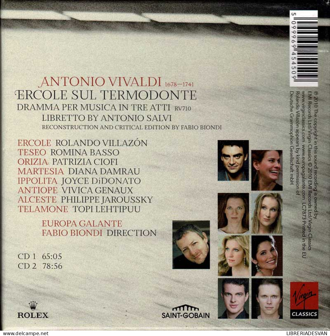 Europa Galante, Fabio Biondi - Vivaldi Ercole Sul Termodonte. 2 X CD - Klassik