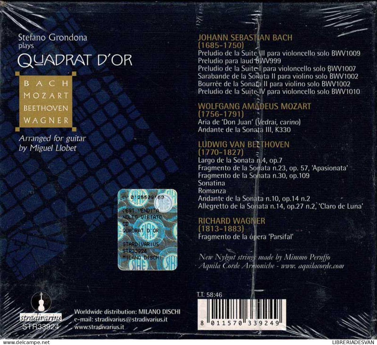 Stefano Grondona - Quadrat D'Or. CD - Klassik