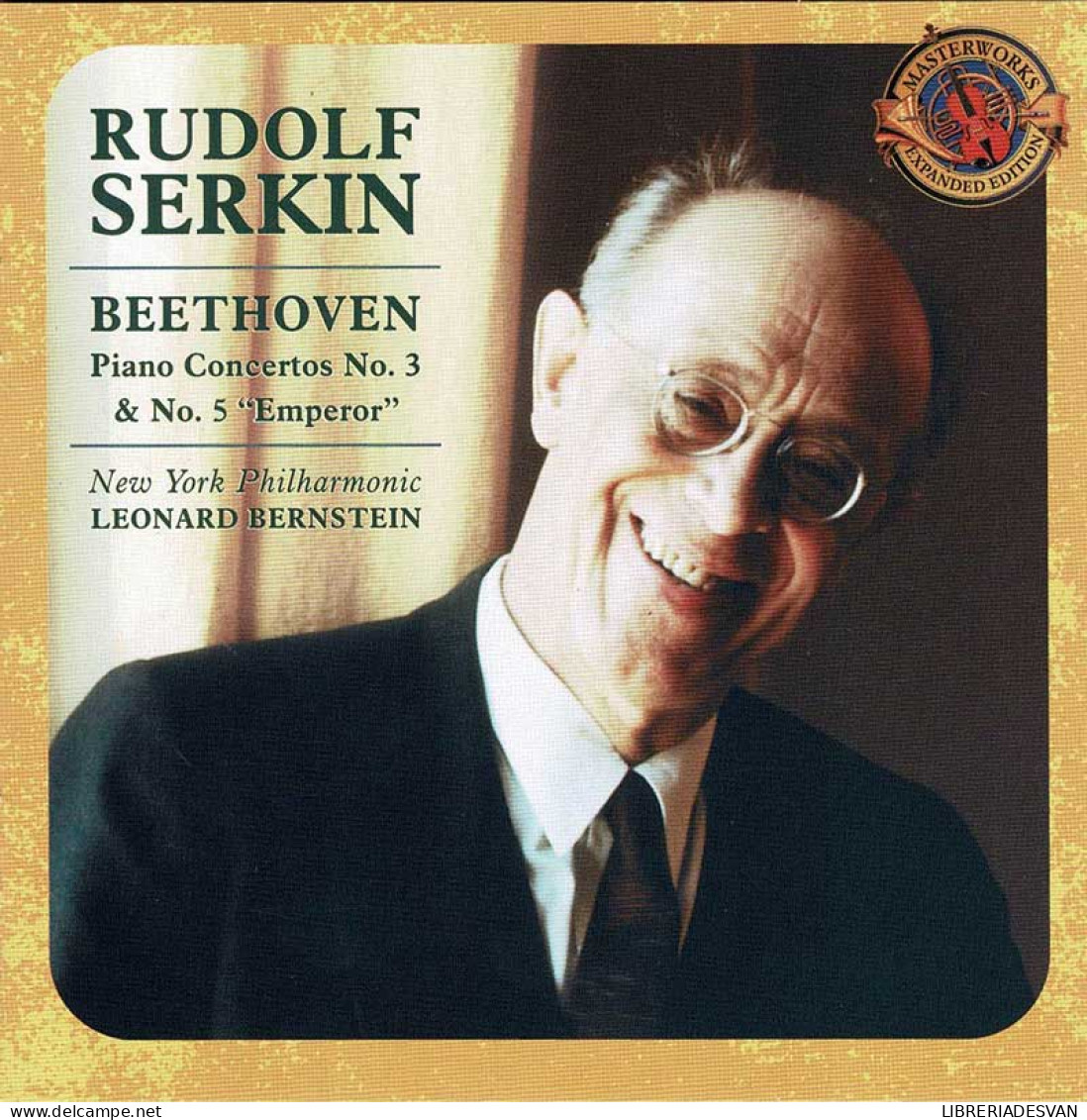 Beethoven, Rudolf Serkin - Piano Concertos No.3 & No.5 Emperor. CD - Klassik