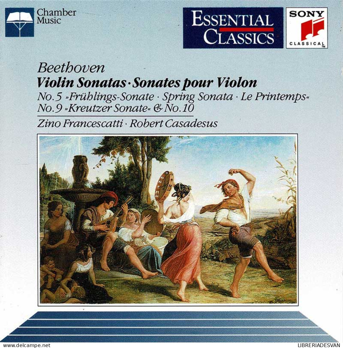 Beethoven, Zino Francescatti, Robert Casadesus - Violin Sonatas No. 5 Spring. No. 9 Kreutzer. No. 10. CD - Klassik