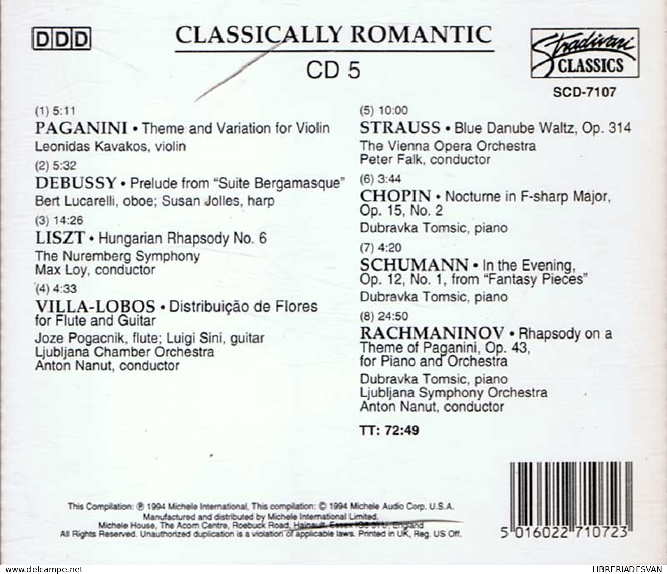 Classically Romantic Vol. 5. CD - Klassik