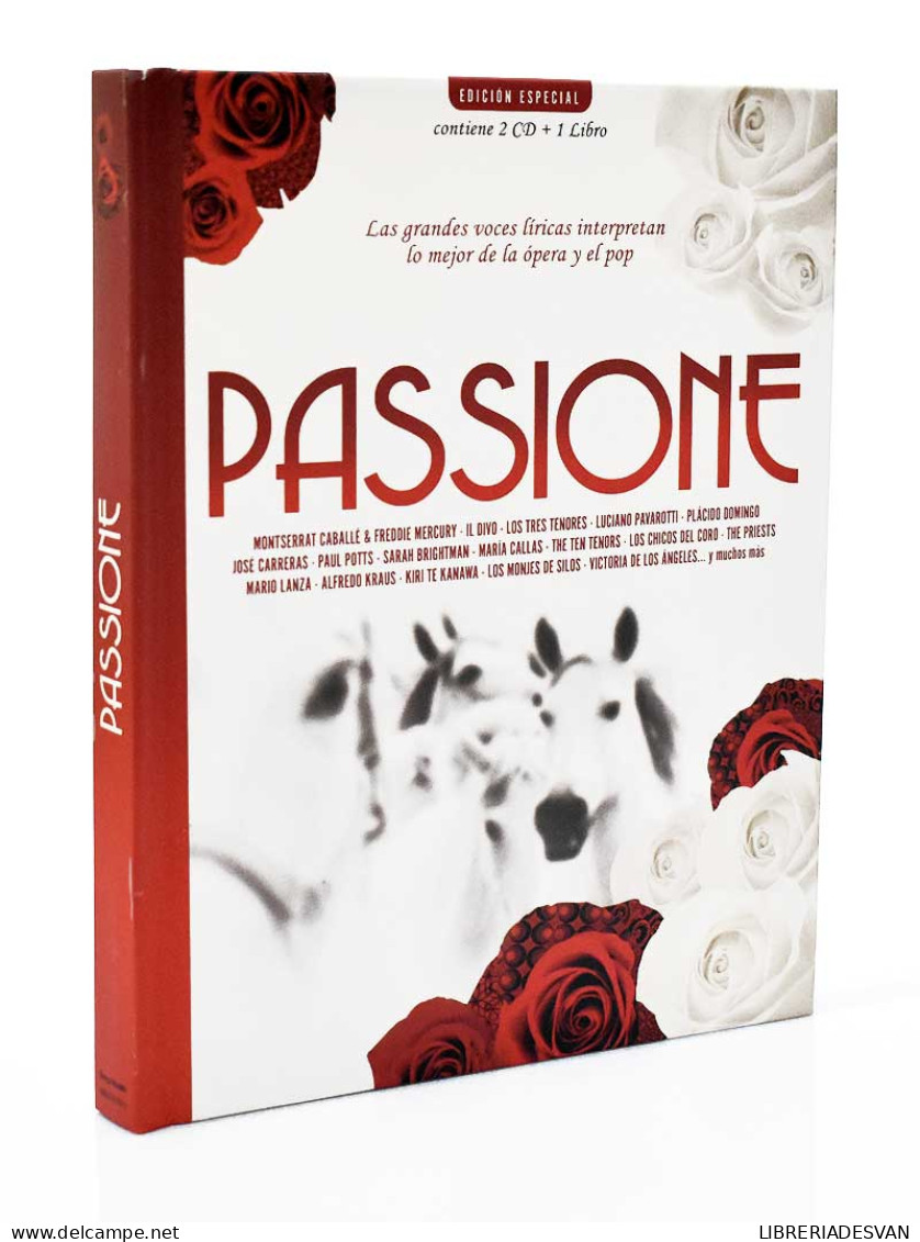 Passione. Las Grandes Voces Líricas Interpretan Lo Mejor De La ópera Y El Pop - 2 CDs + 1 Libro - Klassik