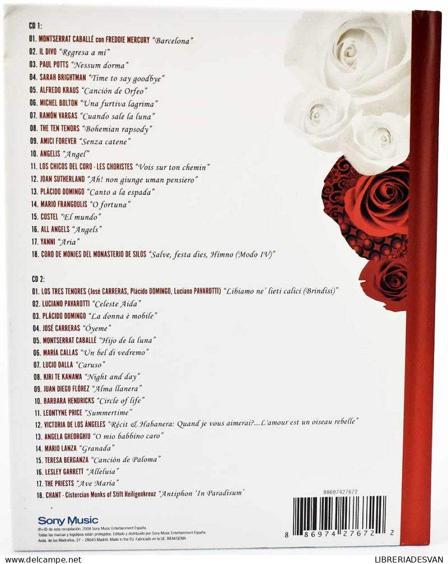 Passione. Las Grandes Voces Líricas Interpretan Lo Mejor De La ópera Y El Pop - 2 CDs + 1 Libro - Klassik