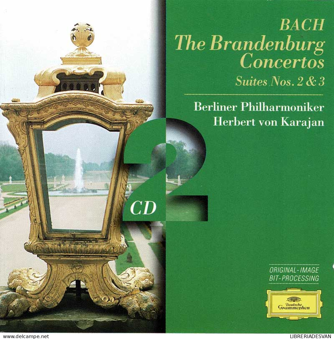 Bach - The Brandenburg Concertos Suites Nos. 2 & 3. Karajan. 2 X CD - Classique