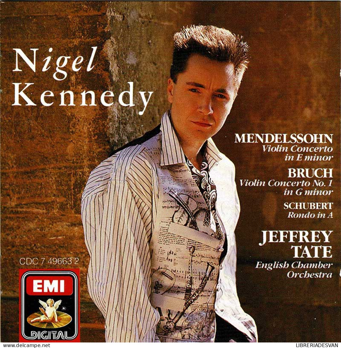 Nigel Kennedy - Mendelssohn. Bruch. Schubert. Violin Concertos / Rondo. CD - Classique