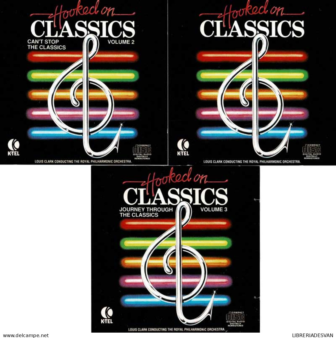 Louis Clark - Hooked On Classics. 3 X CD - Klassiekers