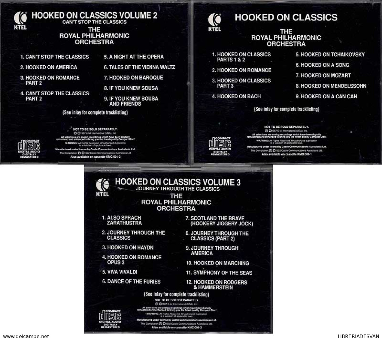 Louis Clark - Hooked On Classics. 3 X CD - Classical