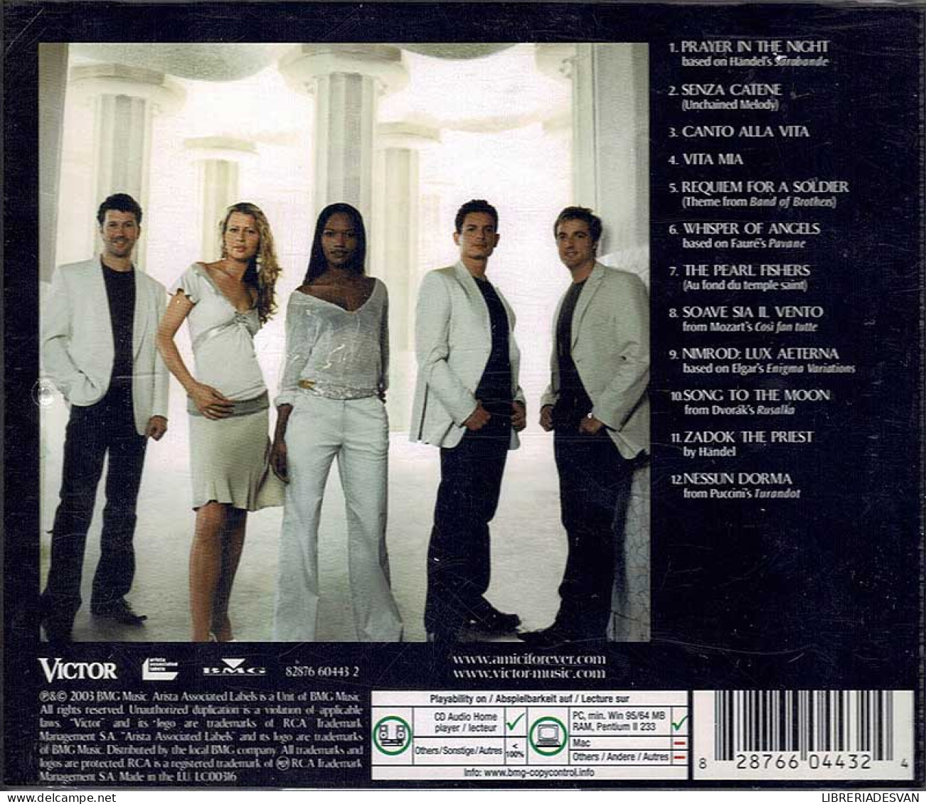 Amici Forever - The Opera Band. CD - Klassiekers