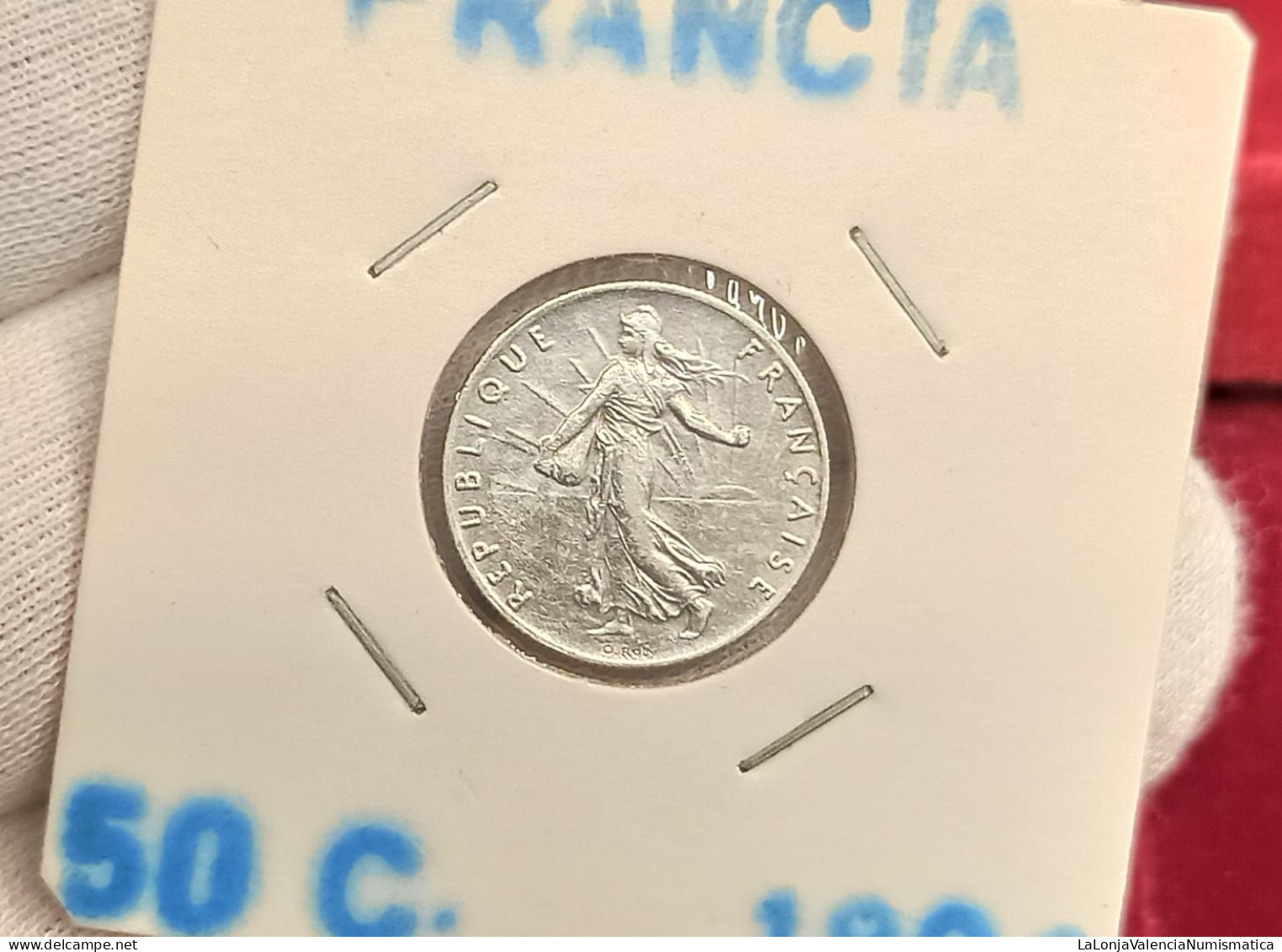 Francia France 50 Centimes 1898 A Paris Km 854 Plata - Otros & Sin Clasificación