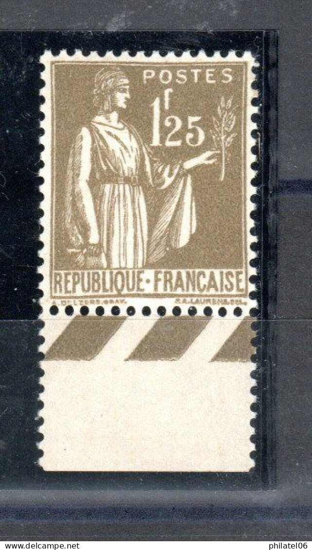 FRANCE  TYPE PAIX  No 287  NEUF   INFIME ADHERENCE   COTE:215 EUROS - 1932-39 Paix