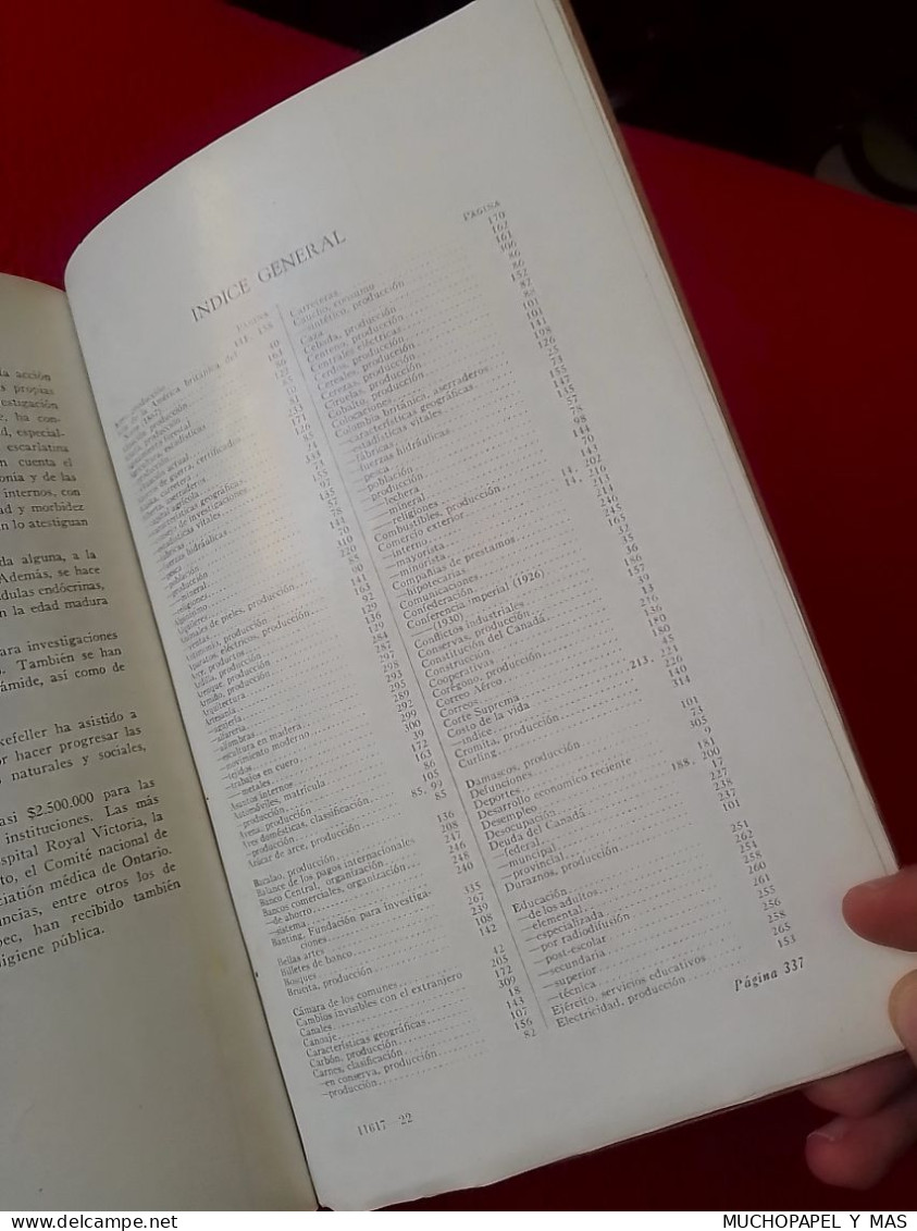 ANTIGUO LIBRO AÑO 1945 CANADÁ MANUAL OFICIAL DE LAS CONDICIONES ACTUALES Y DE LOS RECIENTES PROGRESOS..CANADA..VER FOTOS