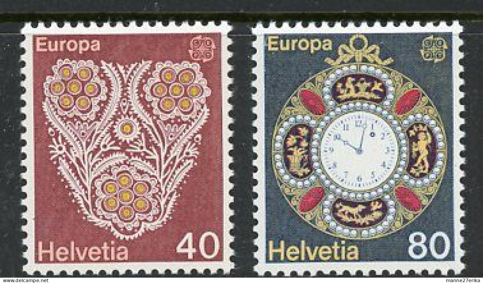 Switzerland 1976 MNH - Unused Stamps