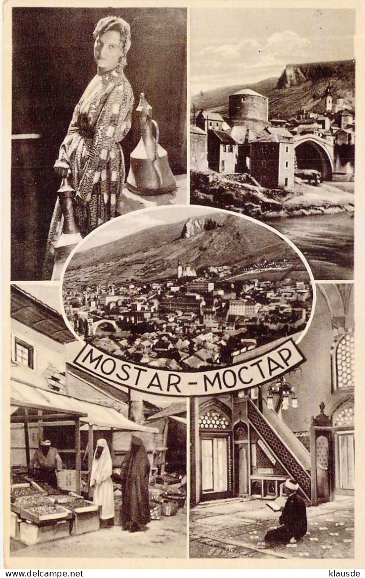 Mostar - Mehrbild Gel.1941 - Bosnie-Herzegovine