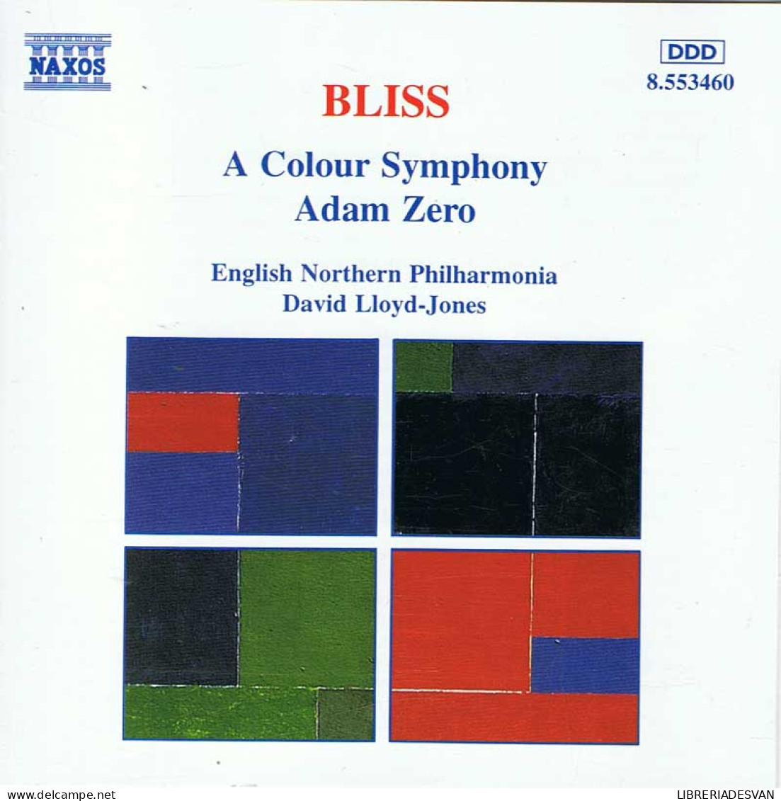 Bliss - A Colour Symphony. Adam Zero. CD - Classica