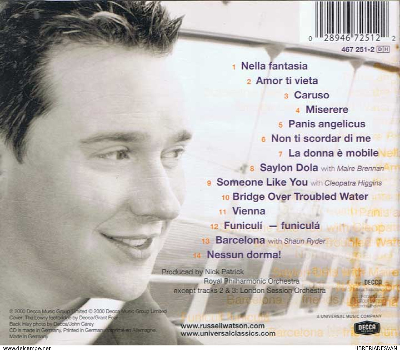 Russell Watson - The Voice. CD - Classical