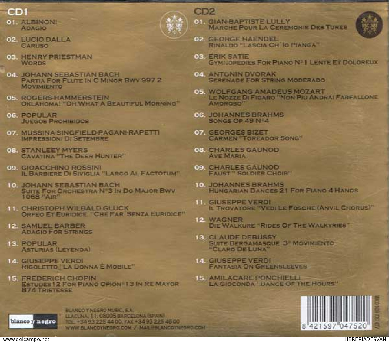 Opera Chillout Vol. 3. 2 CDs - Classique