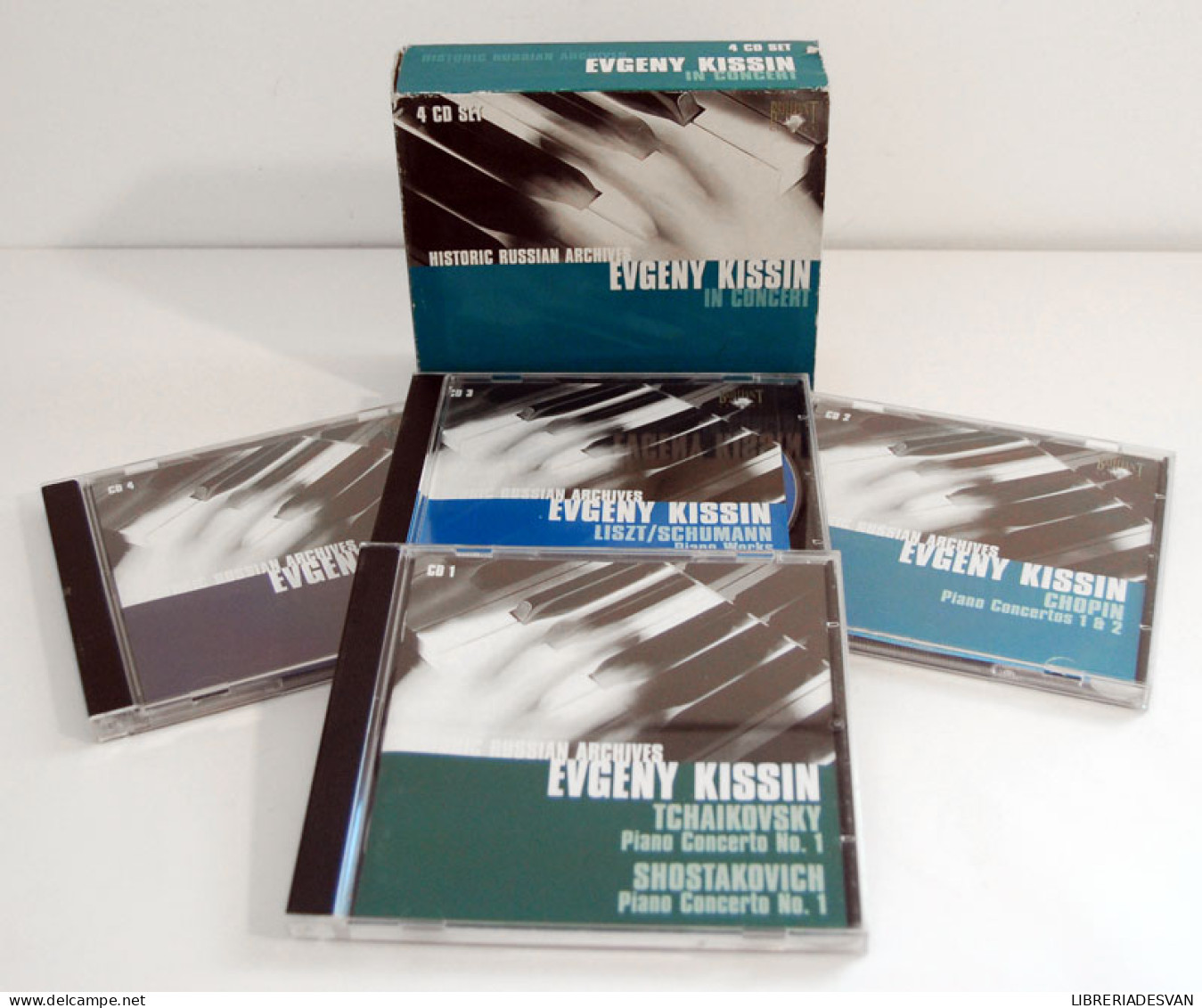 Historic Russian Archives. Evgeny Kissin In Concert. Estuche Con 4 CD - Classica