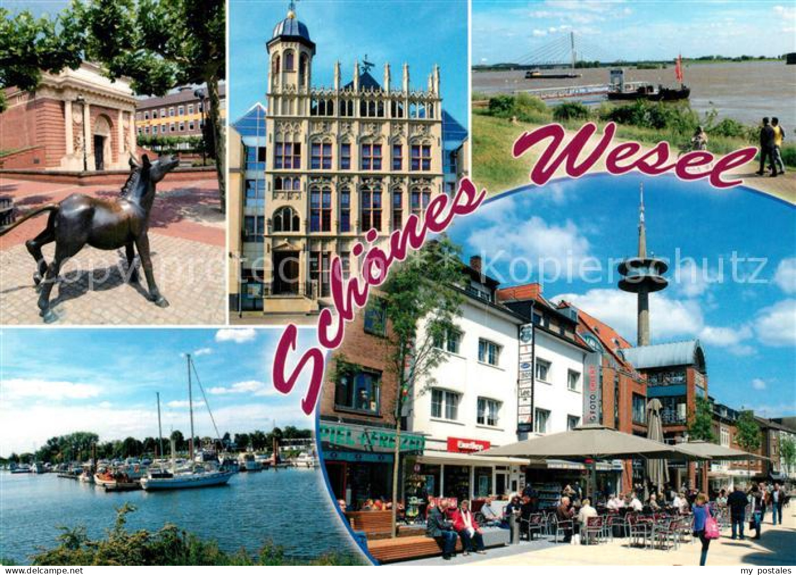 73227245 Wesel Rhein Rheinpromenade Hafen Wesel Rhein - Wesel