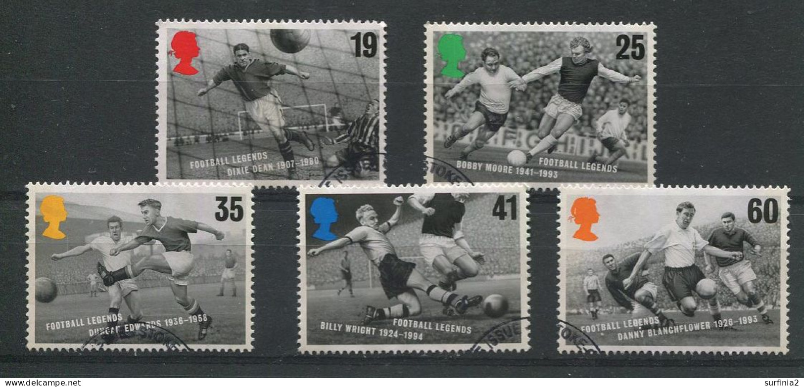 STAMPS - 1996 EUROPEAN FOOTBALL SET VFU - Used Stamps