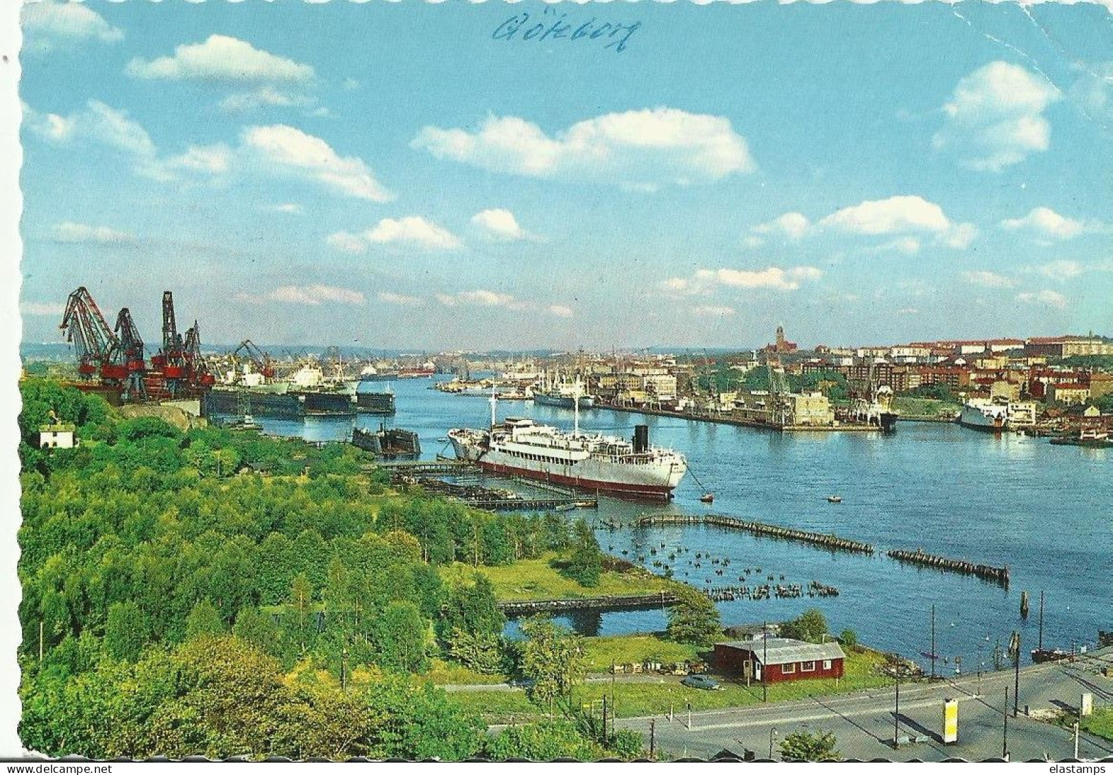 SCHWEDEN AK 1970 - Storia Postale