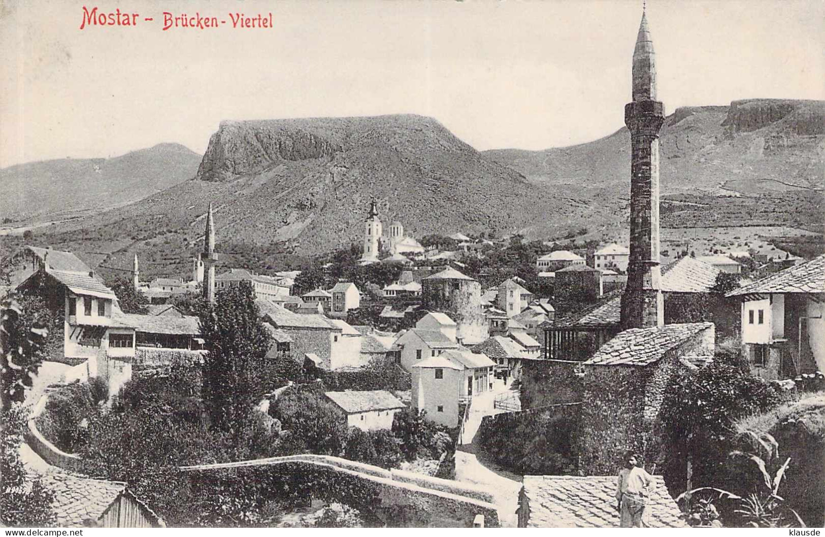 Mostar - Brückenviertel Gel.192? - Bosnie-Herzegovine