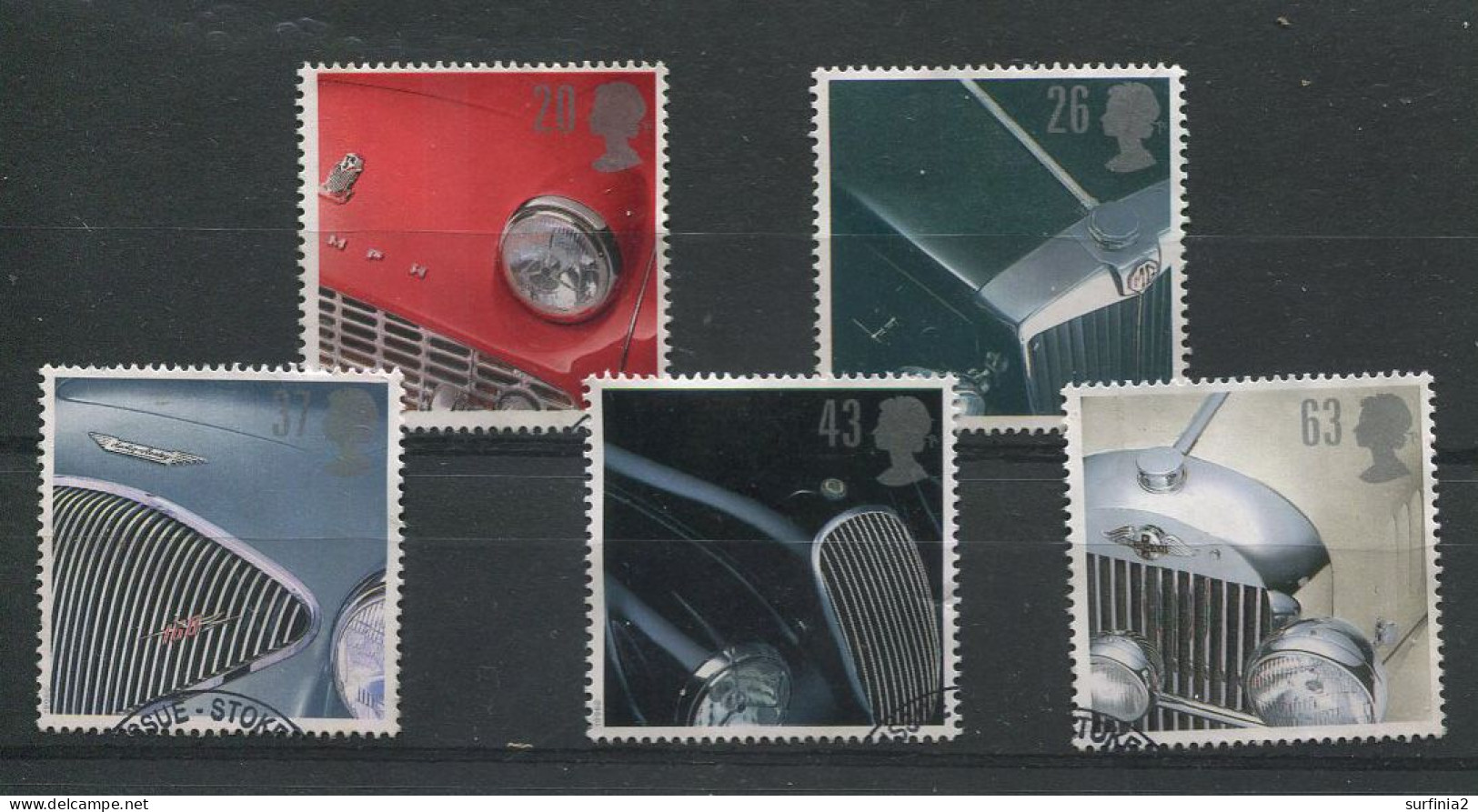 STAMPS - 1996 CLASSIC CARS SET VFU - Used Stamps