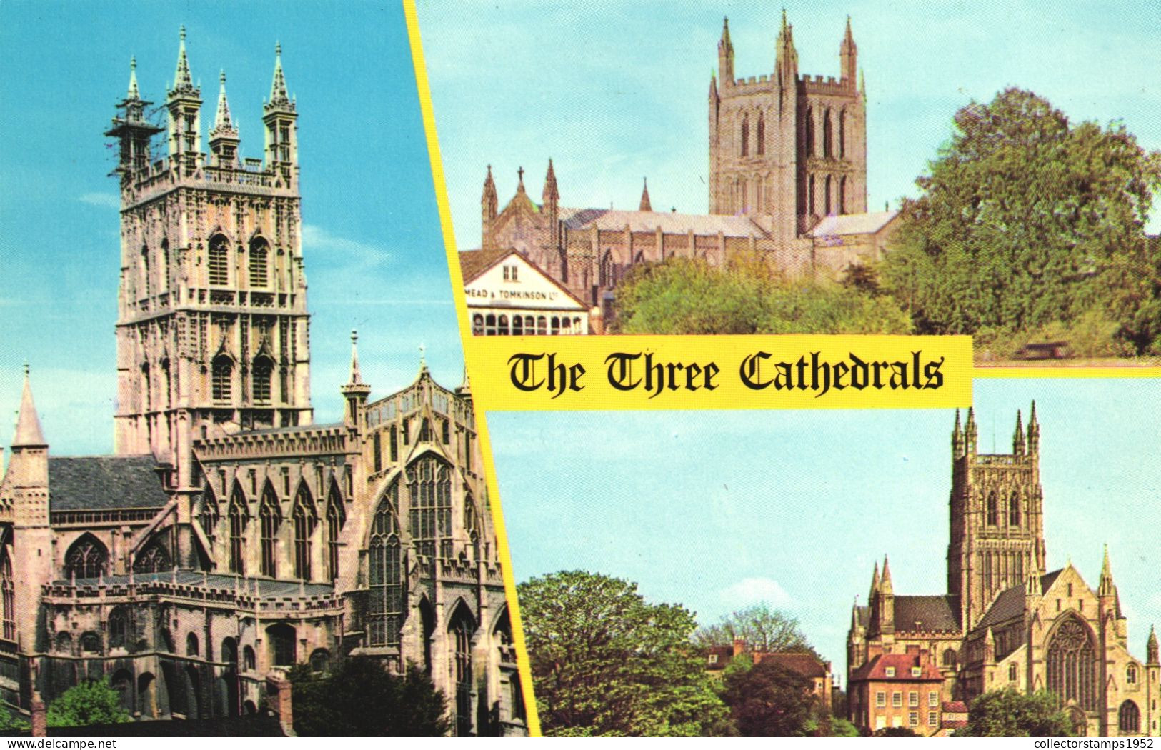 HEREFORD, MULTIPLE VIEWS, ARCHITECTURE, CATHEDRAL, ENGLAND, UNITED KINGDOM, POSTCARD - Herefordshire
