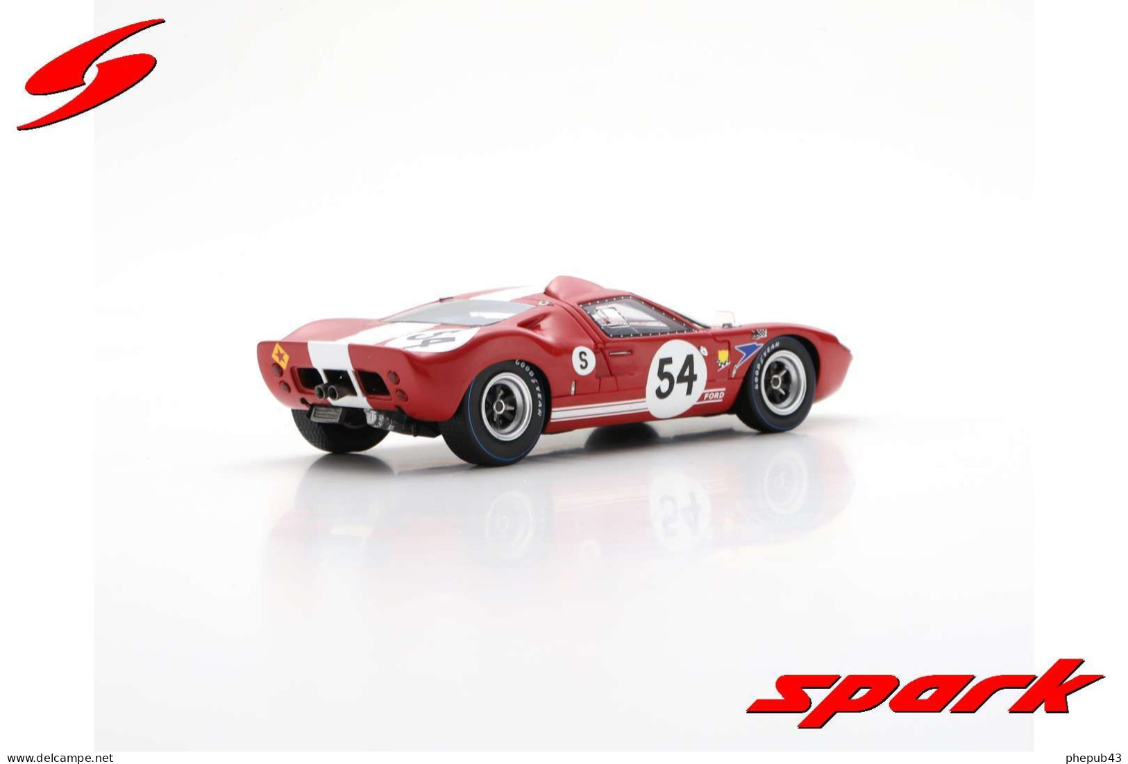 Ford GT40 - BOAC 6 Hours 1967 #54 - D. Charlton/C. Crabbe - Spark - Spark