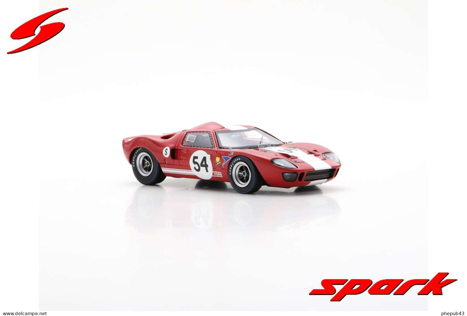 Ford GT40 - BOAC 6 Hours 1967 #54 - D. Charlton/C. Crabbe - Spark - Spark