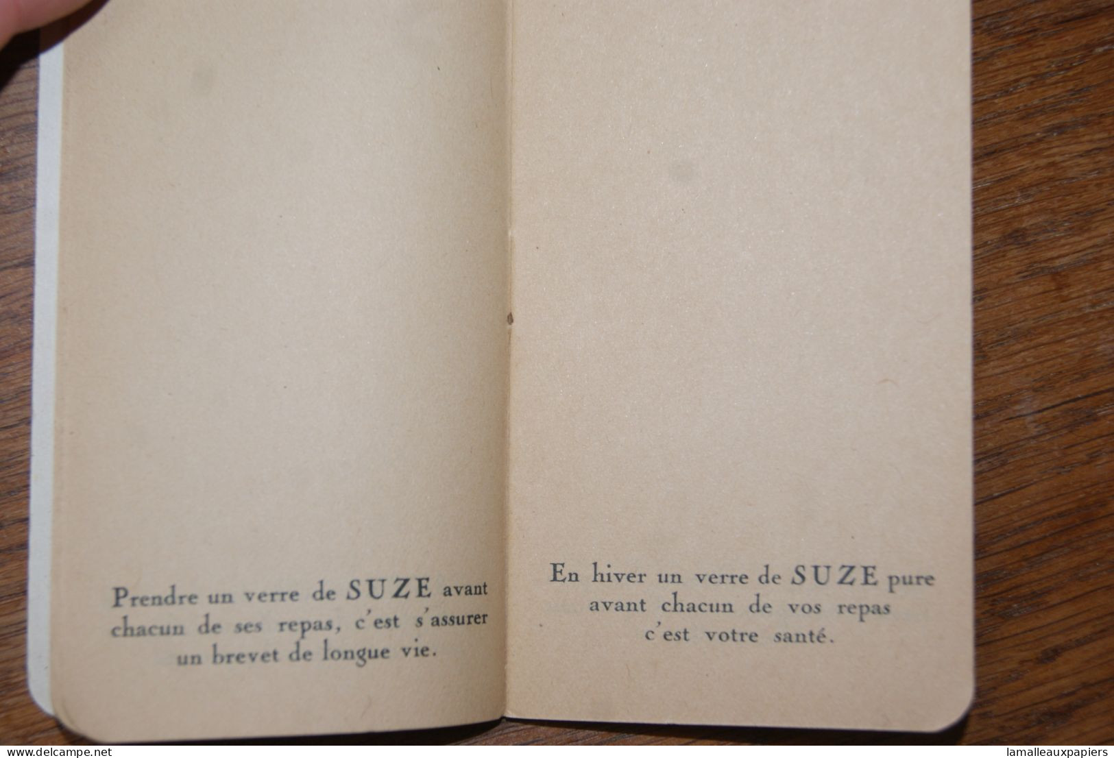 Apéritif SUZE 1937 - Tamaño Pequeño : 1921-40