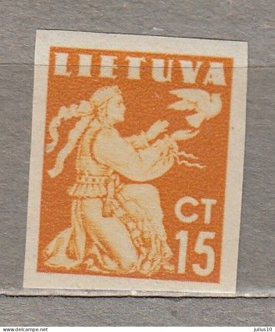 LITHUANIA 1940 Definitive Imperf. MNH(**) Mi 439U CV12EUR #644 - Litauen