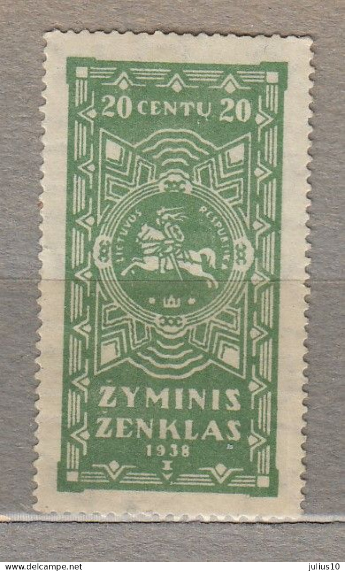 LITHUANIA 1934-1940 Revenue Stamp MNH(**) #646 - Litauen