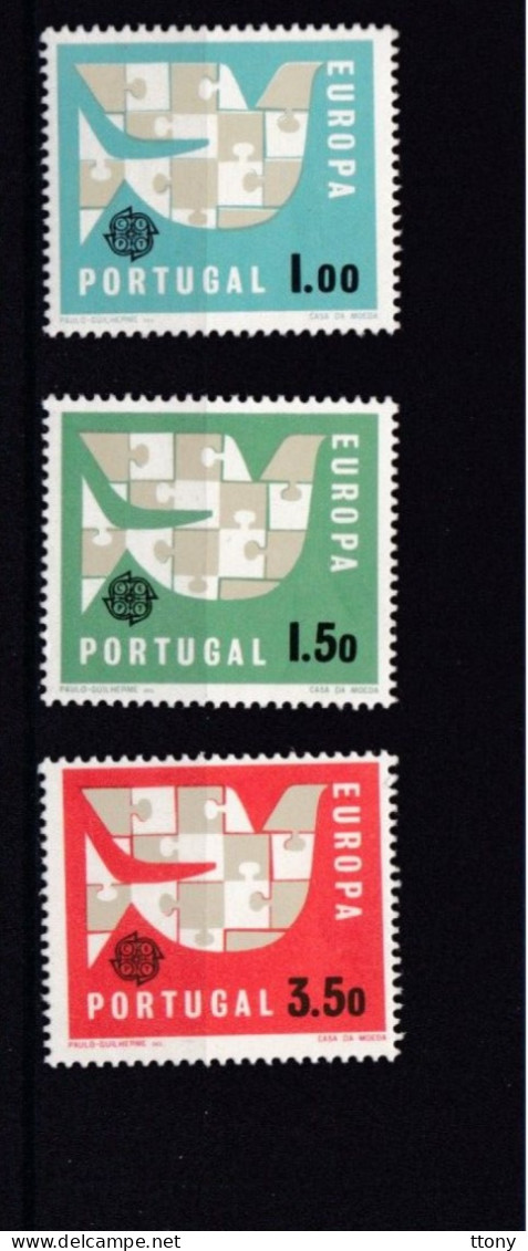 3 Timbres  Neufs **  Portugal  Europa CEPT  Année 1963 Plusieurs Annonces Dans Mes Ventes Timbres Portugal - 1963