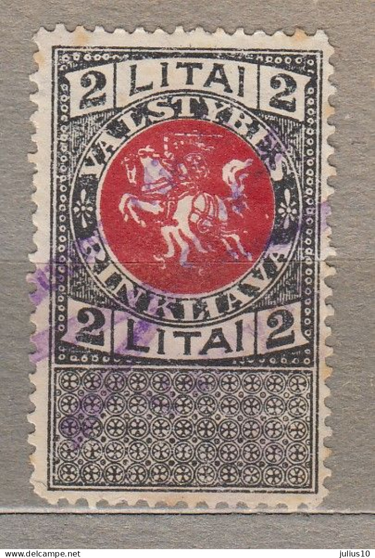 LITHUANIA 1923 Revenue Stamp Used(o) #647 - Litauen