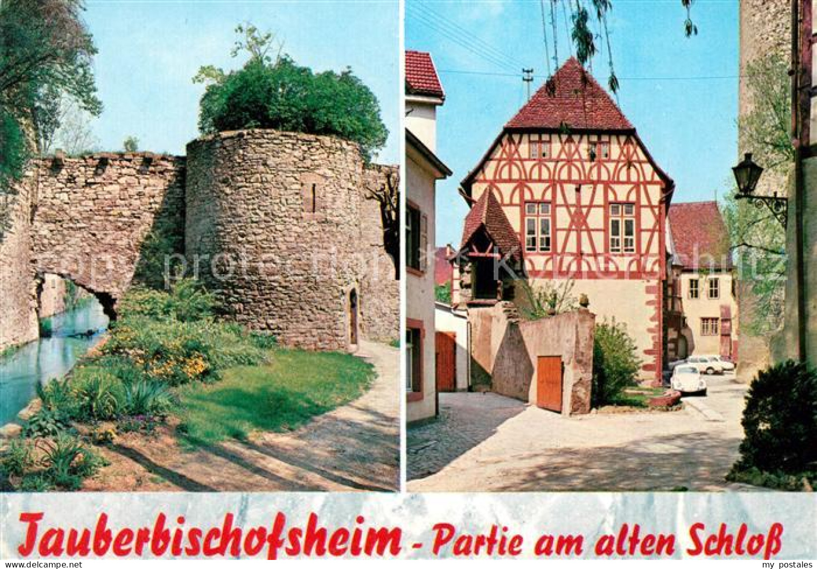 73226789 Tauberbischofsheim Altes Schloss Fachwerk Stadtmauer Landschaftsmuseum  - Tauberbischofsheim