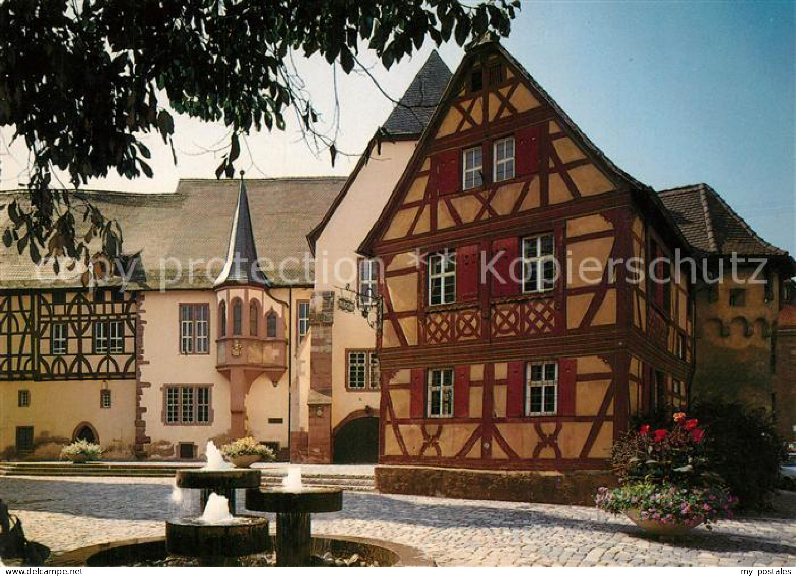 73226786 Tauberbischofsheim Kurmainzisches Schloss Fachwerk Tauberbischofsheim - Tauberbischofsheim